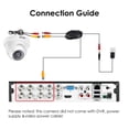 thumbnail image 3 of ZOSI 1080P 4 IN 1 CCTV Security Camera Home Outdoor, 2.0MP 1920TVL Hybrid TVI CVI AHD CVBS Security Surveillance Dome Camera, Weatherproof 80ft IR Day Night Vision, 3 of 9