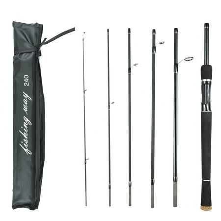 Spirastell Spinning Rod Rod Rod 6 Piece Pole ICHU Ashn
