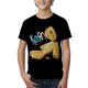 thumbnail image 4 of Boys' Casual Round Neck T-Shirt with Korn Print, Quick-Cotton Knit Fabric, Perfect for Summer, 4 of 5
