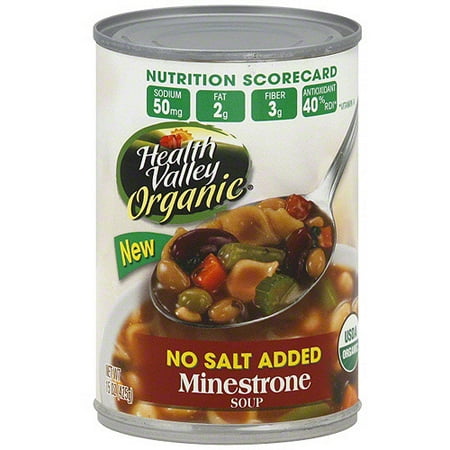 Health Valley Minestrone Soup, 15 oz (Pack of 12)