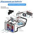 thumbnail image 3 of Conjunto de Carcasa de Termostato de Refrigerante del Motor de Plástico Unique Bargains para Mercedes-Benz C300 2013-2014 Reemplazo No.2762000015 1 Pc, 3 of 7