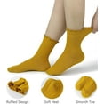 thumbnail image 2 of YooGuoGuo Ruffle Socks Women - Turn-Cuff Frilly Sock - Lightweight Cotton Socks, 2 of 6