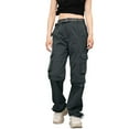 thumbnail image 3 of Women's Outdoor Windbreaker Pants with Multiple Detachable Pockets Quick Drying Elastic Waist for Hiking and Travel, 3 of 9