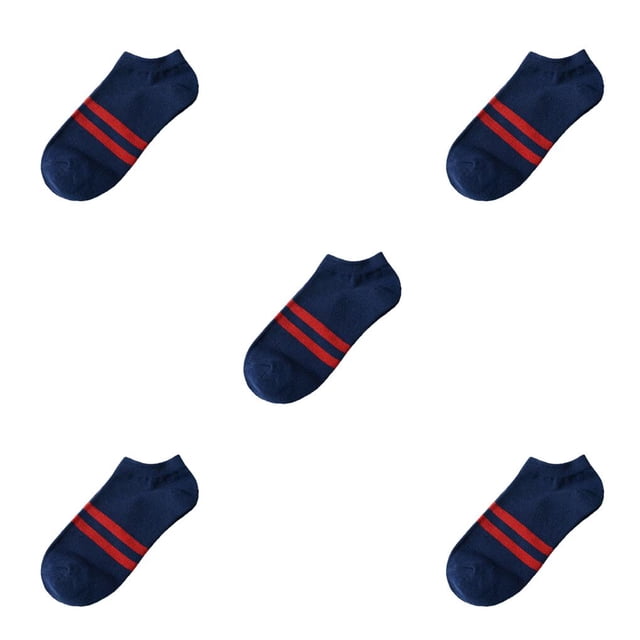Minnieouse Calcetines para hombre cómodos con tela de algodón de primera para tobillos atléticos Calcetines deportivos con puños bien hechos Type4 NO4