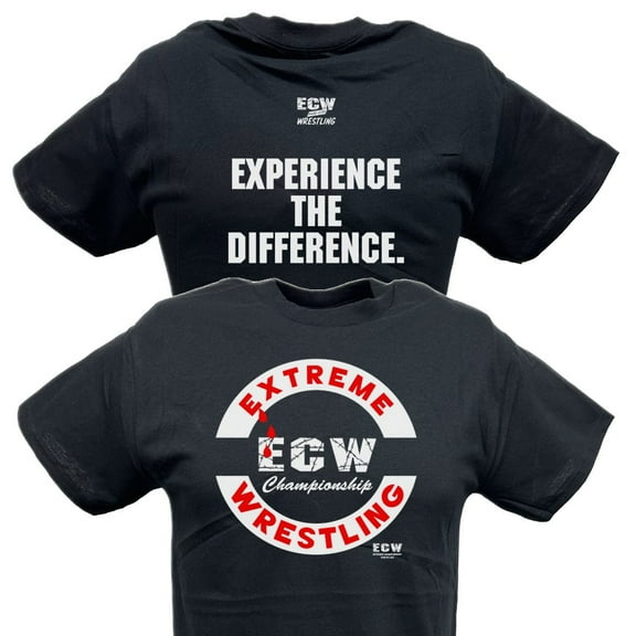 ECW Experience the Difference Extreme Championship Wrestling T-shirt