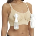 thumbnail image 1 of Ropa interior de maternidad, sujetador de lactancia con manos libres para mamá, sujetador con extractor de leche materna sin aro de acero, 1 of 6