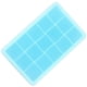 thumbnail image 2 of Molde para hacer cubitos de hielo, barra para el hogar, pub, vino, bebidas, cubitos de hielo, bandeja para moldes de silicona, molde para gelatina de chocolate, azul Eigraketly HA000196-03B, 2 of 6