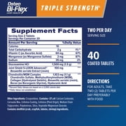 Osteo Bi-Flex Triple Strength Joint Health Supplement, Glucosamine Chondroitin Coated Tablets, 40 Count