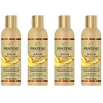 Pantene Pro-V Gold Series Leave-on Detangling Milk Hair Treatment, 3.0 fl oz Travel Bottles (4 Count)