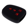thumbnail image 1 of funtasica Car Silicone Remote Control Key Holder Case - Black and Red, as described, 1 of 9