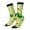 2 Black-1, variant on Avocado Green Striped Print Adult Socks for Men & Women,Calf Socks, Ankle Socks,Boots Socks,Breathable Casual Sock,Unisex Crew Socks