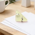 thumbnail image 2 of Fokuz Paper Translucent Triangular Corner Paper To Hold 50 Sheets Book Page Holder Books Curling For Classroom Students Teacher|File Folder Racks, 2 of 5