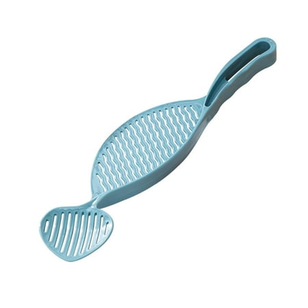 "TUTUnaumb Clearance Tao Mi Artifact Tao Rice Spoon, Rice Sieve, Drainer, Rice Brush For Home&Kitchen Autumn Sale Convenient And Save Space-Blue"