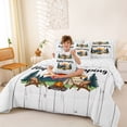 thumbnail image 4 of Erosebridal Happy Camping 7-Piece Twin Bedding Sets For Camper Lover,Old Bran Door Bedding Comforter Set For Kids,Reversible, 4 of 7