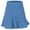Blue, variant on IROINNID Women's Loose Fake Two-piece Anti-peeping Quick-drying Running Fitness Skirt Short Empire Waist Short Solid Color Skirt