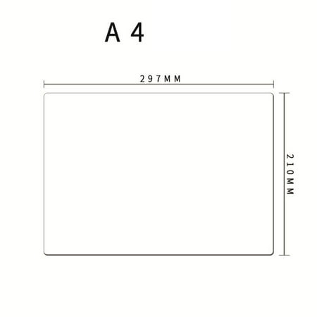 

JINGT Magnetic Fridge Whiteboard Dry Erase Magnet Memo Board Kitchen Notice Board a4