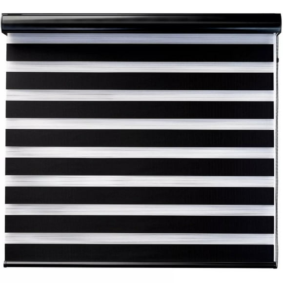 DecoKing Persiana para Ventana Sheer Elegance Enrollable Horizontal 100cm ancho x 180cm alto alto Black