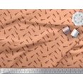 thumbnail image 2 of Soimoi Polyester Crepe Fabric Guitar Musical Instrument Print Fabric by The Yard 52 Inch Wide, 2 of 3