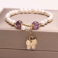 thumbnail image 4 of Xihbxyly Pulsera de Perlas de Agua Dulce, Joya Ajustable de Aventurina, Elegante Diseño de Cierre de Palanca, Hermosa Pieza Llamativa, para Uso Diario o para Ocasiones Especiales, Accesorio de Moda p, 4 of 5
