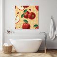 thumbnail image 2 of Wall Art Prints, Farmhouse Apples Framed Canvas Prints for Bedroom Living Room Bathroom Office, Country Tropical Fruits Watercolor Gallery Wrap Wall Art Poster for Gifts Home Decor 28"x28", 2 of 9