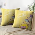 thumbnail image 3 of LALILO Throw Pillow Covers Lemon Mason Jar Agriculture Card Cushion Cover 18" x 18", 2 Pack, 3 of 6