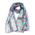 thumbnail image 3 of NYFASHION101 Women's Versatile Floral Inspired Sheer Headwrap Scarf - 1445PNBL, 3 of 3