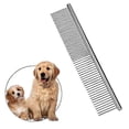 thumbnail image 1 of Dog Combs, Metal Cat Comb for Removing Knots and Tangles, Professional Grooming Tool for Dogs, Cats, and Other Long-Haired Pets., 1 of 5
