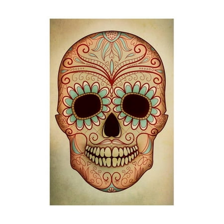 Dead 2 Art - Day of the Dead Skull II Print Wall Art By Anna Polanski