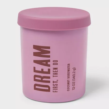Dream Coconut Rosewater Jar Candle 12oz