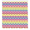 thumbnail image 3 of Ambesonne Colorful Shower Curtain, Rainbow Chevron Fun, 69"Wx70"L, Multicolor, 3 of 5