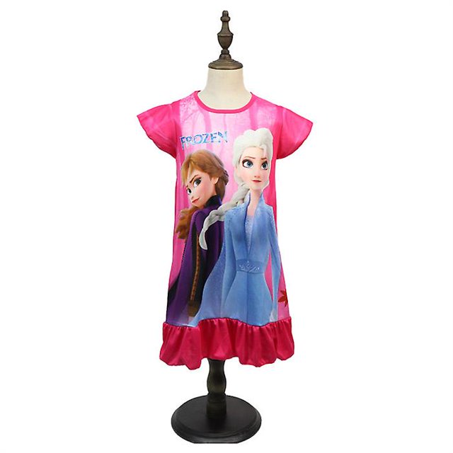 Vestido de noche de verano de princesa Pijamas para niños Ropa de casa para niños Pijamas para bebés Pijamas para niñas Aisha RobesROSE RED120cm esquí esquí Gafas de esquí