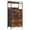 Brown, variant on Bingirl 5 - Drawer Fabric Dresser: Compact Storage with Sturdy Metal Frame, Easy Assembly, Rustic Brown for Clothes and Essentials