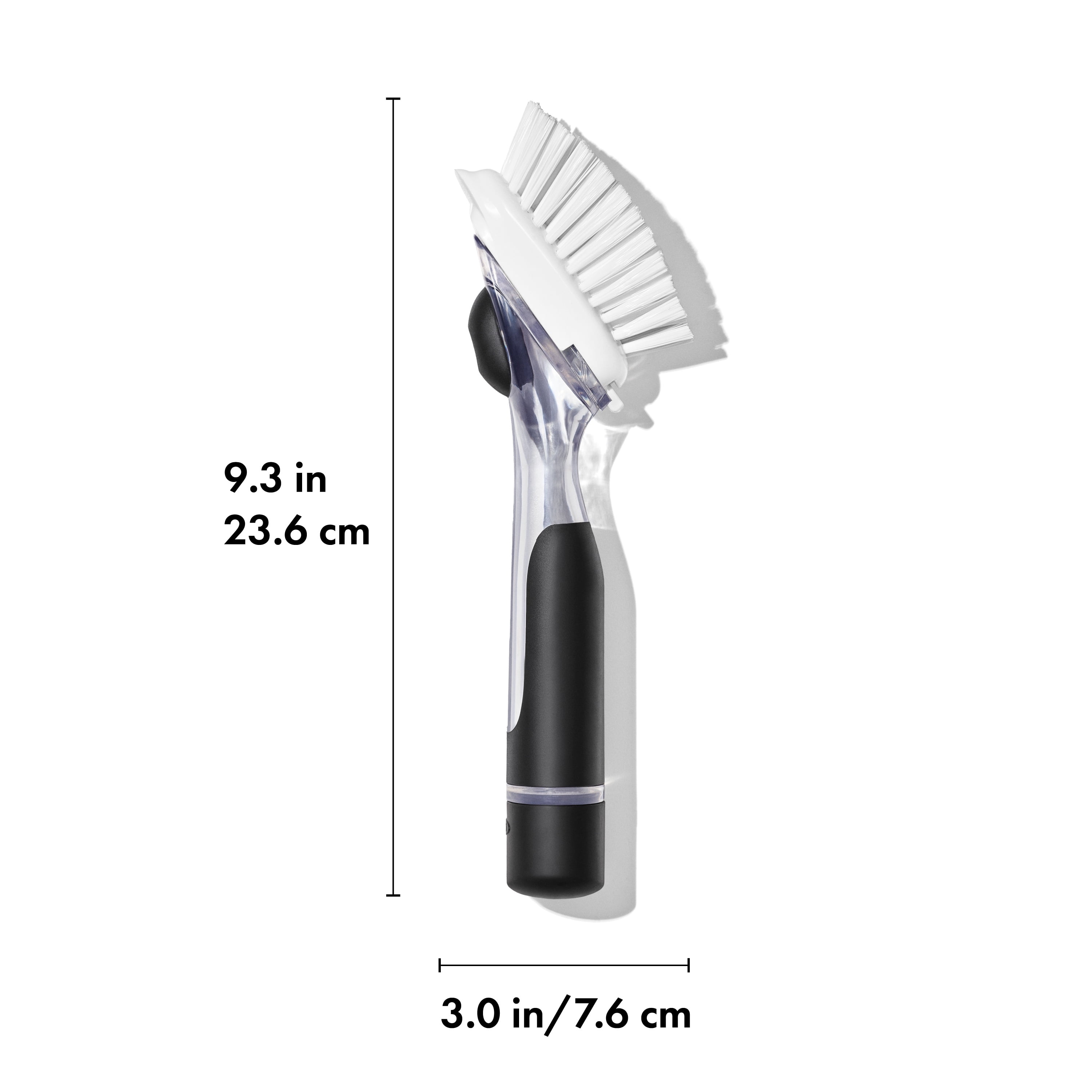 OXO SoftWorks Soap Dispensing Dish Brush with Valve – Non-Slip Grip, Easy Fill Design