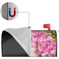 thumbnail image 4 of Beautiful Colorful Hummingbird Pink Flower Mailbox Magnetic Post Mailbox Cover Garden Decor Outdoor Large 25.5" X 21", 4 of 5