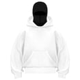 thumbnail image 4 of Unisex women's pullover hooded casual double-hooded long-sleeved warm hooded sweatshirt, 4 of 8