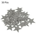 thumbnail image 3 of Small 5Star Iron on Patches Embroidered Sew Patches Appliques Garment Embellishments Dark Grey 30 Pack, 3 of 6