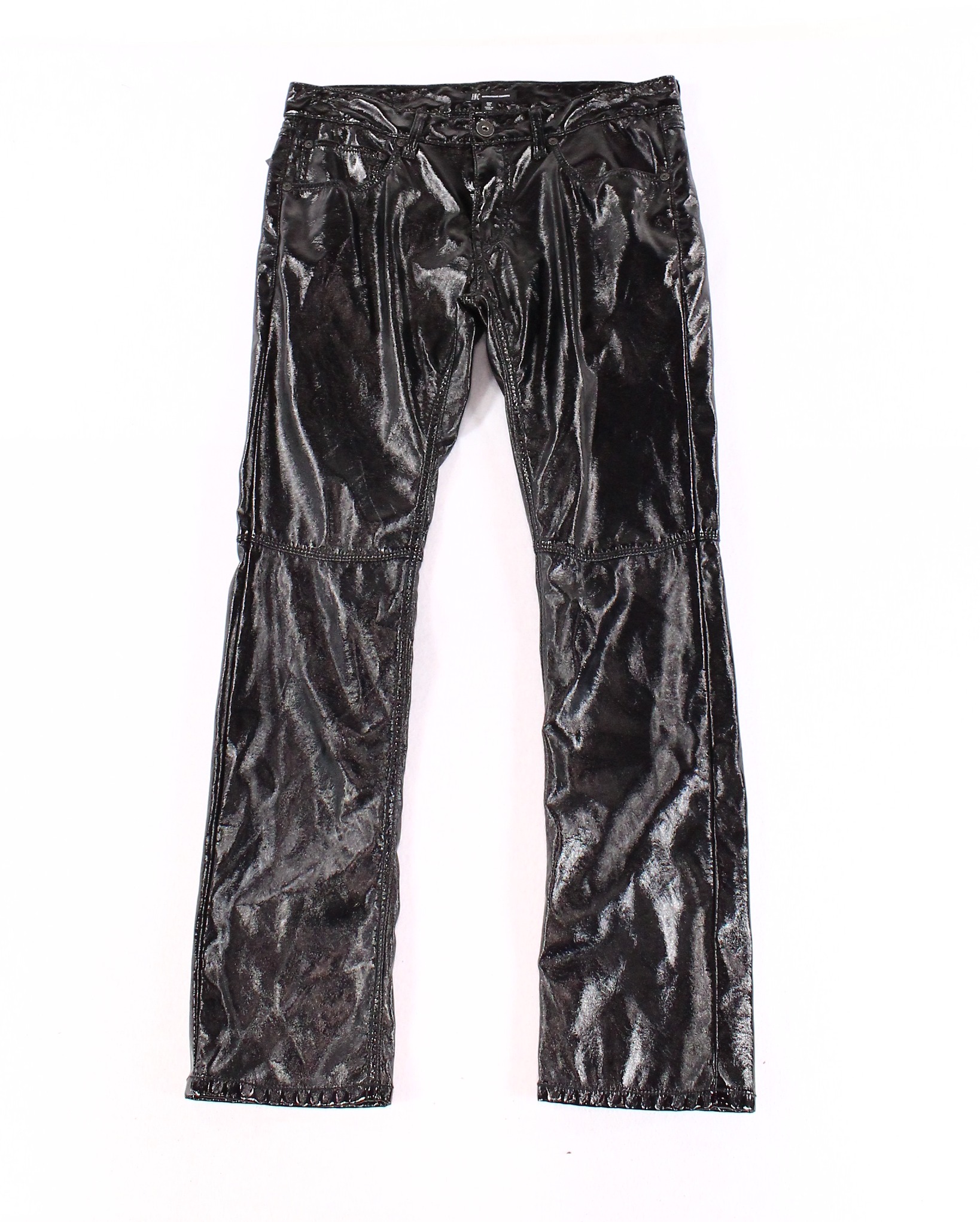 INC Mens Pant 34x30 Patent Faux Leather 