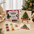 thumbnail image 3 of Barsme DIY Christmas Sea Glass Art Mosaic Craft Kit for Adults, with Frame Sea Glass Pieces Adhesive and Tools for a Faith-Inspired Tabletop Craft A, 3 of 5