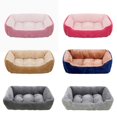 thumbnail image 2 of Square Dog Beds Puppy Soft Plush Sofa Bed Pet Accessories Large Dog Kennel Mat Pet Cat Dog Bed Sleep Cushion ShopWise Round, 2 of 11