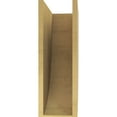 thumbnail image 4 of 8"W x 16"D x 24"H Classic Durham Rough Cedar Woodgrain TimberThane Corbel, Primed Tan, 4 of 6
