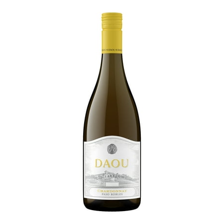 Daou Chardonnay White Wine, Paso Robles, 750ml Glass Bottle, 14.5% ABV