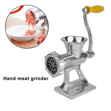 Hand Operated Sausage Meat Grinder Mincer Machine Table Crank Tool Home Kitchen Cooking Tool Cutter Slicer (Best Table Top Grinder)