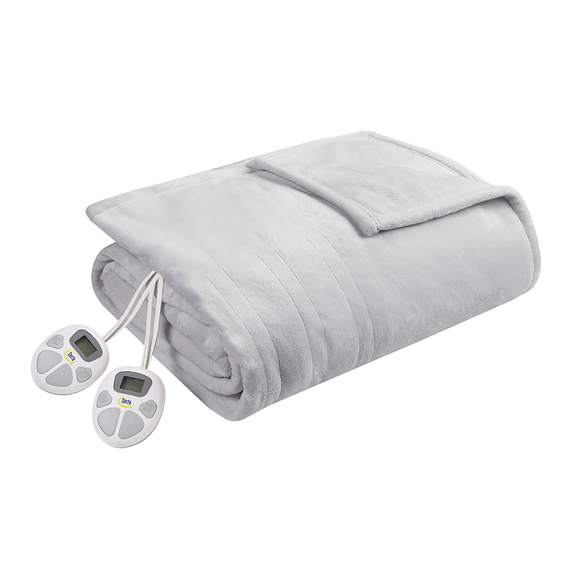Serta Polyester and Cotton Microlight Heated Blanket ST54-0126