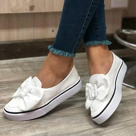 

Aayomet Womens Air Low Casual Shoes Women s Autumn Shoes Ladies Canvas Loafers Soft Casual Flat Shoes Shoes Women s casual shoes White 10