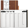 Ensight 2026 Hardcover Appointment Book & Planner 8.5" x 11" inches Large Tabbed Daily Hourly Weekly Planner Schedule Book 15 Minute time Slots Business & Personal Planner Jan 2026 Dec 2026 Brown