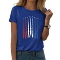 thumbnail image 2 of ORT Womens American Flag Shirt July 4th T-Shirt Graphic Tees Casual Short Sleeve Tee Top(Z1-Blue,3XL), 2 of 5