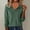 Blackish Green, variant on Only Moment Blue Women's Oversized Cable Knit Sweaters Crew Neck Button Fall Outfits Trendy 2026 Long Sleeve Shirts Bussiness Casual Knit Pullover Sweater Tops S