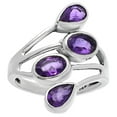 thumbnail image 3 of Natural African Amethyst 925 Sterling Silver Ring s.6 Jewelry DGR1133_E_6 R-1053, 3 of 6