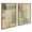 Gold, variant on Kate and Laurel Sylvie United Colors III and IV Framed Canvas Wall Art Set by Amy Lighthall, 2 Piece Set 23x33 Gold, Modern Soft Watercolor Abstract Art Set for Wall Home Decor