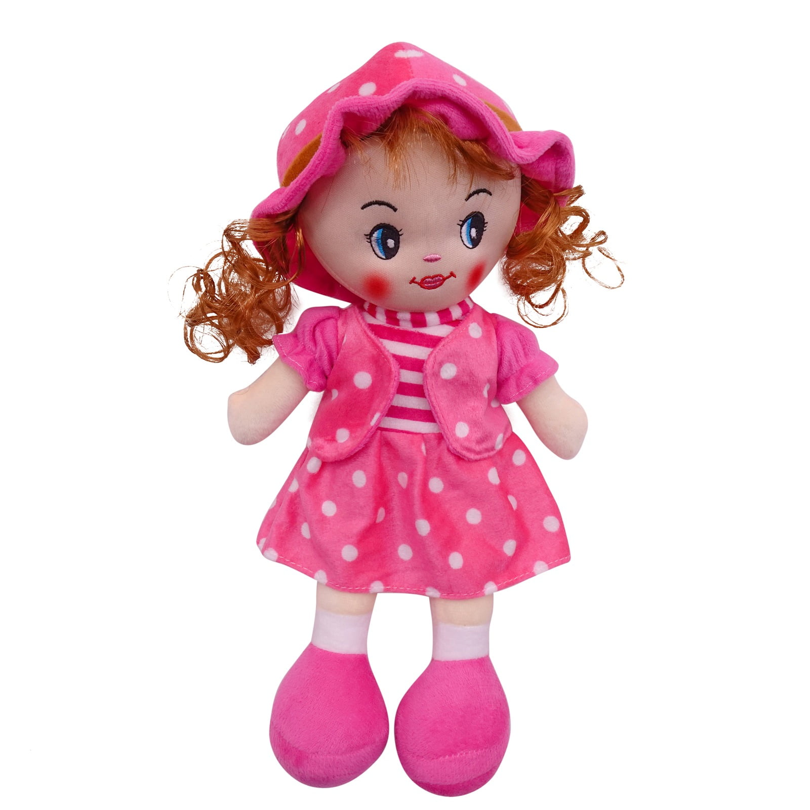 Happy Birthday Cute Little Pink Soft Toy Pocket Size Inspirational Doll Dolly 